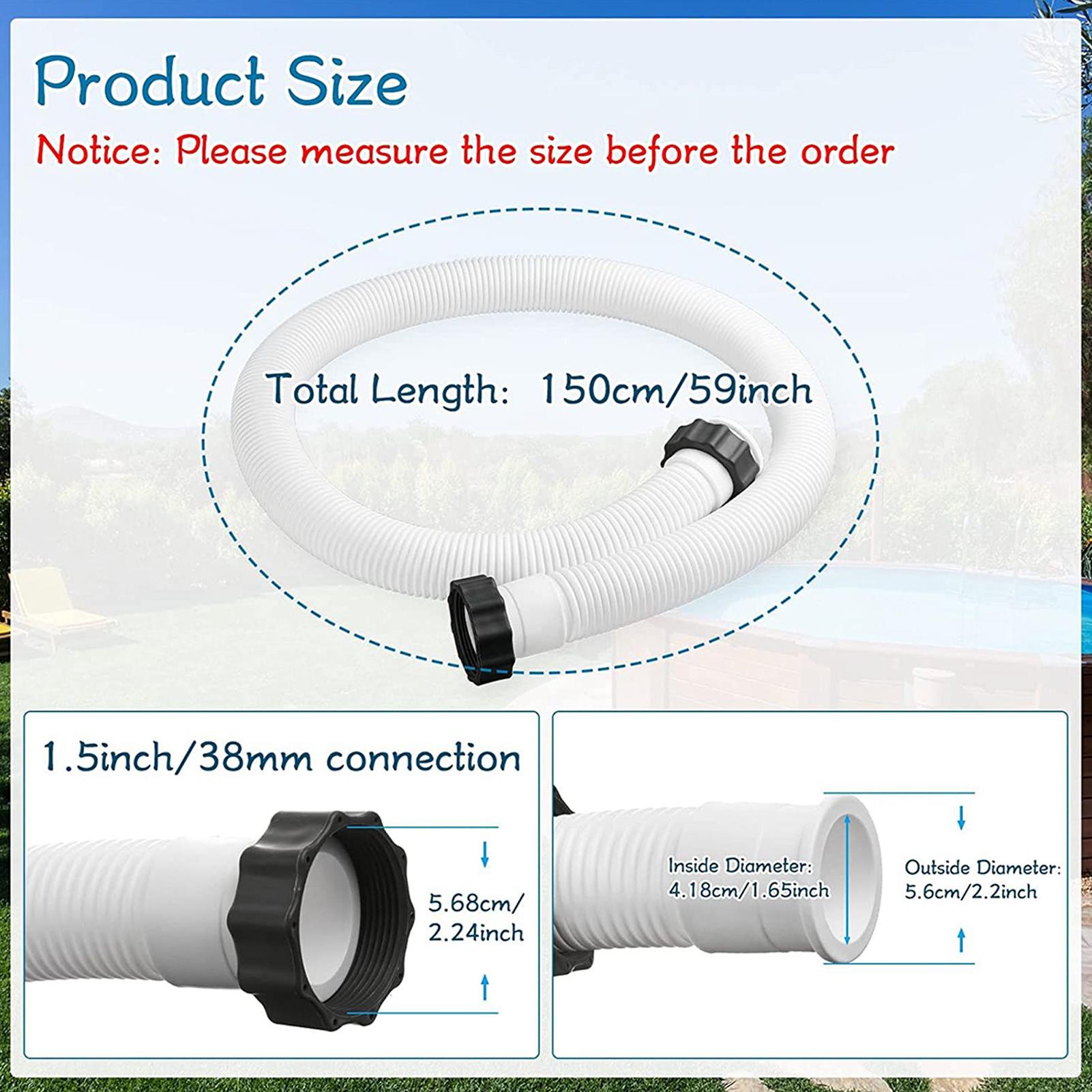 Mangueira de filtro de piscina - Flexible Hose Braided avaliação e preço