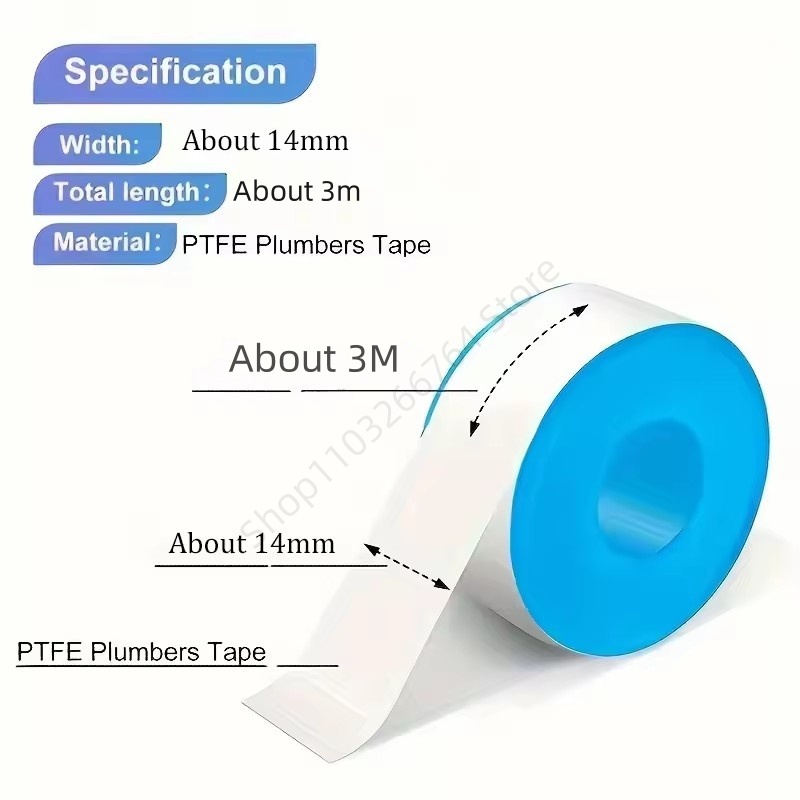 Fita de Vedação PTFE para Tubo - Ptfe Tape Thread avaliação e preço